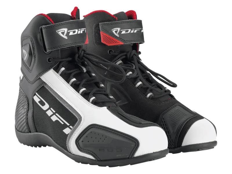 Difi Elroy scarpe moto Nero / Bianco - scarpe