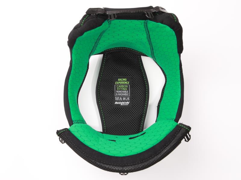 Nolan Interno calotta X804 RS Ultra carbon Verde - ricambi