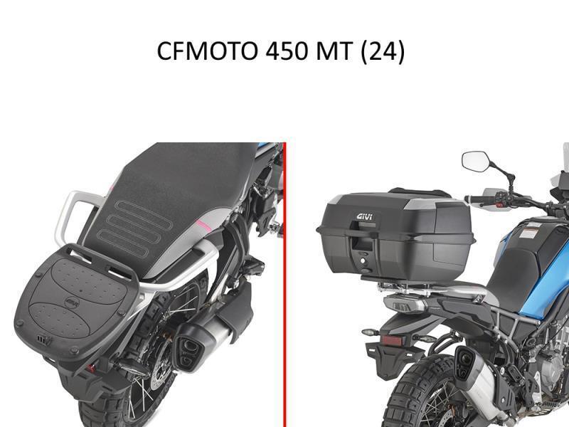 Givi SR9226 Attacco post CF Moto MT 450 24/25 Nero - portapacchi e portavaligie