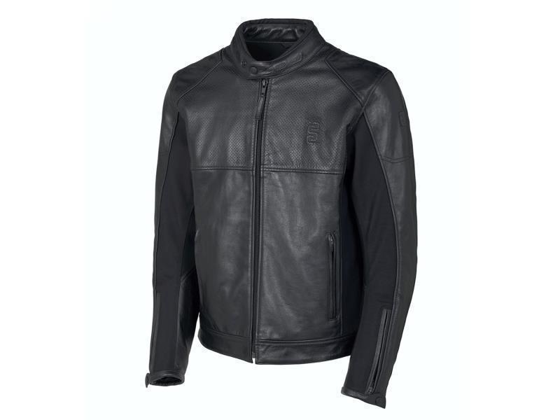 OJ Slender man giacca moto in pelle Nero - giacche in pelle