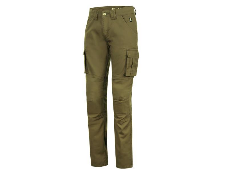 OJ Cargo pantaloni moto Green - jeans moto