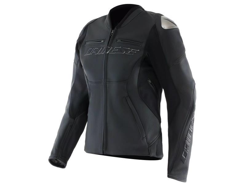 Dainese Racing 5 lady giacca moto donna strada sportiva Black / Black - giacche in pelle