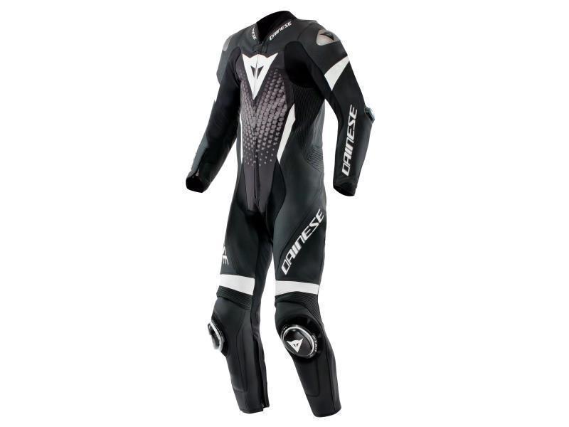 Dainese Laguna Seca 6 intera perforata Black / White / Anthracite - tute in pelle intere