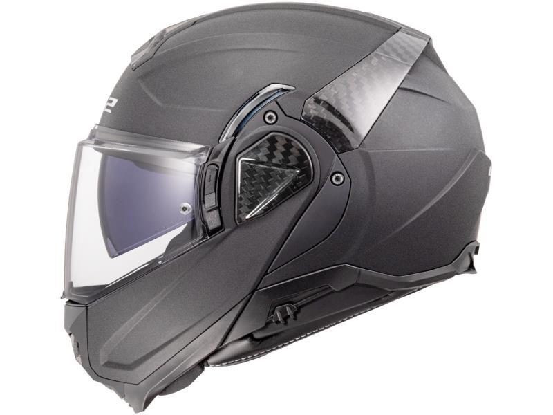 LS2 FF910 Advant II casco moto convertibile Solid Concrete matt - caschi modulari