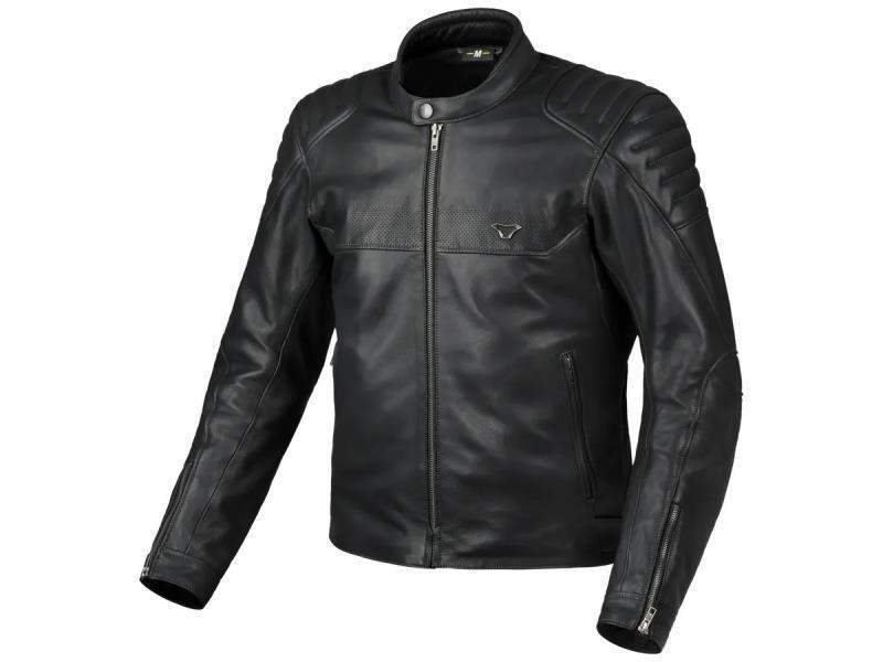 Macna Lance 2 giacca moto in pelle Nero - giacche in pelle