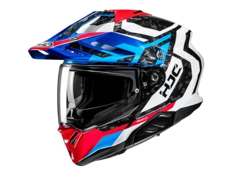 HJC RPHA60 casco moto enduro Dakar MC21 Bianco / Blu / Rosso - caschi integrali