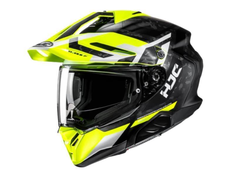 HJC RPHA60 casco moto enduro Dakar MC3HSF Nero / Giallo - caschi integrali