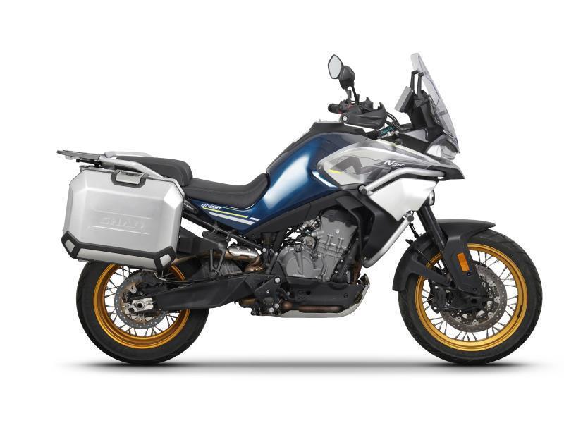 Shad Portavaligie 4P CF Moto MT800 22/25 Nero - portapacchi e portavaligie