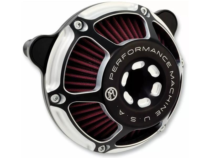 Performance Machine Max HP filtro aria Indian Chieftain 14/24 Nero / Argento