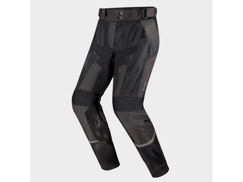 LS2 Como pantaloni moto air estivi Black / Dark Grey - pantaloni in tessuto