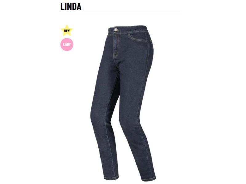 Tucano Linda Jeggings pantaloni moto da donna CE Classe A Blu - pantaloni in tessuto