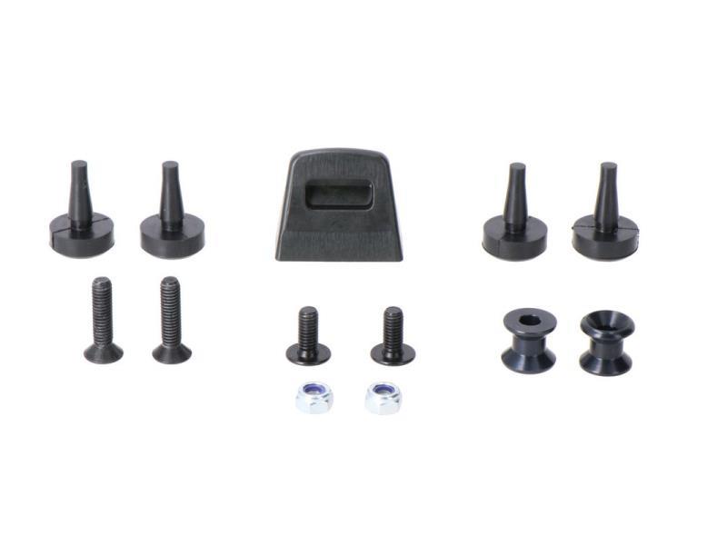 SW Motech Kit adattatore portabagagli ADVENTURE-RACK
 per Monokey Nero - portapacchi e portavaligie