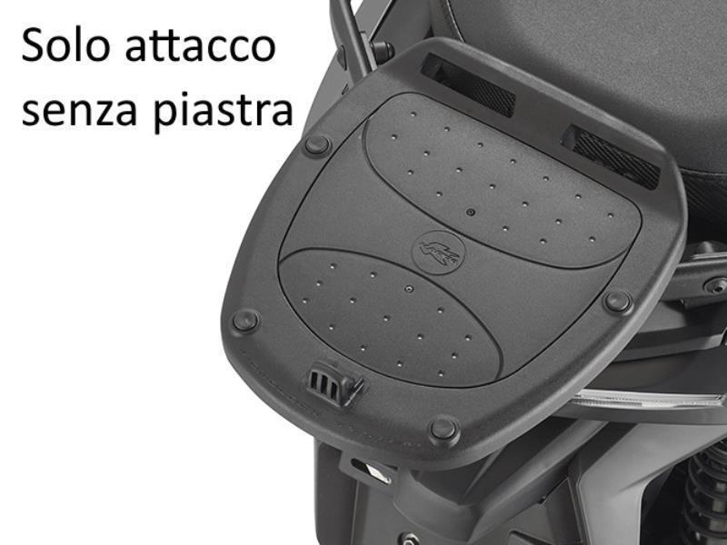 Kappa KR6126 portapacchi Kymco Downtown 350 GT 24 nero - portapacchi e portavaligie