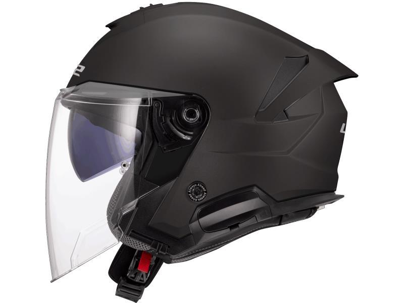 LS2 OF618 Verso II casco moto Matt Black - caschi jet