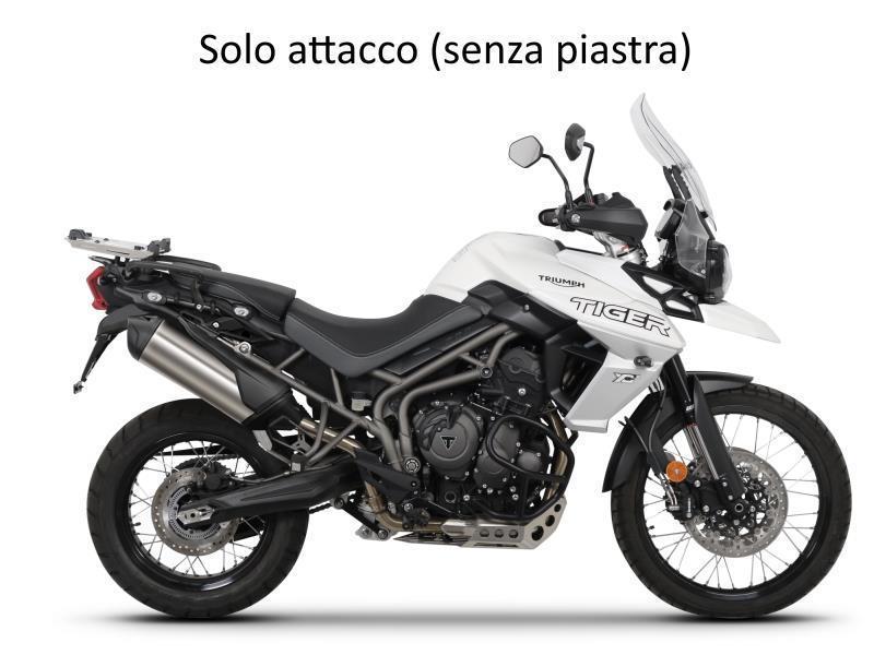 Shad Portapacchi Triumph Tiger 800 XC / XR / XRX 11 / 24 nero - portapacchi e portavaligie