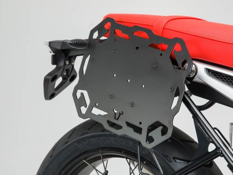 SW Motech Attacco lat univ SX per telaio SLC SX Inclusa rete Nero - portapacchi e portavaligie