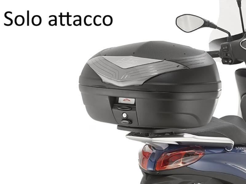 Kappa KR5612 portapacchi Piaggio Medley 125-150 16 / 24 Nero - portapacchi e portavaligie