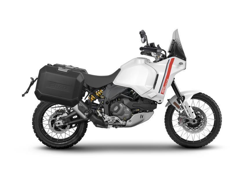 Shad Porta valigie lat Ducati Desert X 937 4P System Nero - portapacchi e portavaligie