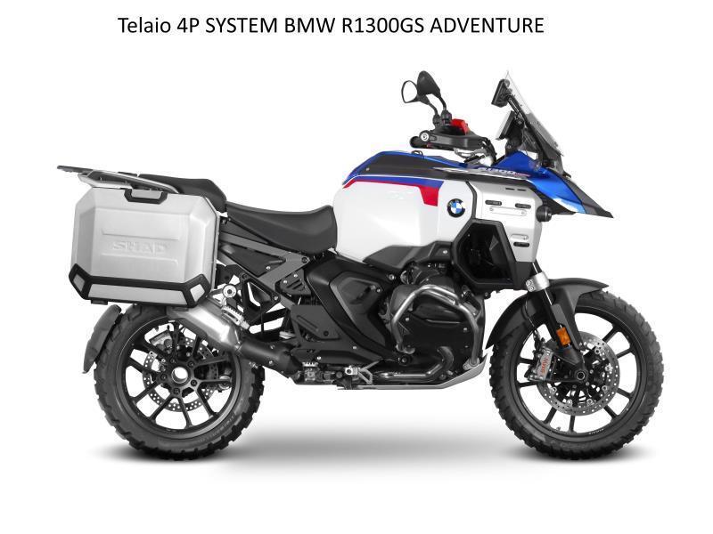Shad Porta valigie BMW R 1300 GS Adventure 25 4P System Nero - portapacchi e portavaligie