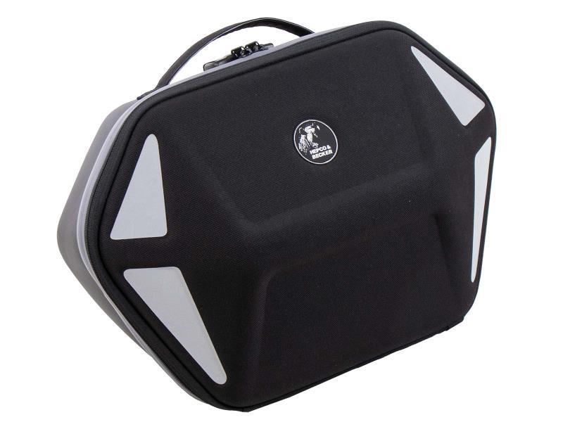 Hepco & Becker Royster Neo borsa SINGOLA laterale per telaio C Bow Nero / Grigio 16-17,5 lt / 30x48x24 cm - borse laterali 