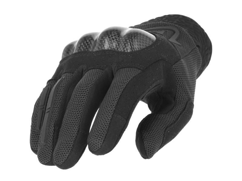 Acerbis Ramsey Vented PRO guanti moto CE EN 13594 Nero - guanti in tessuto