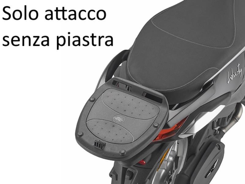 Kappa KR5623 Attacco posteriore Piaggio Liberty 50 / 125 / 150 25 Nero - portapacchi e portavaligie