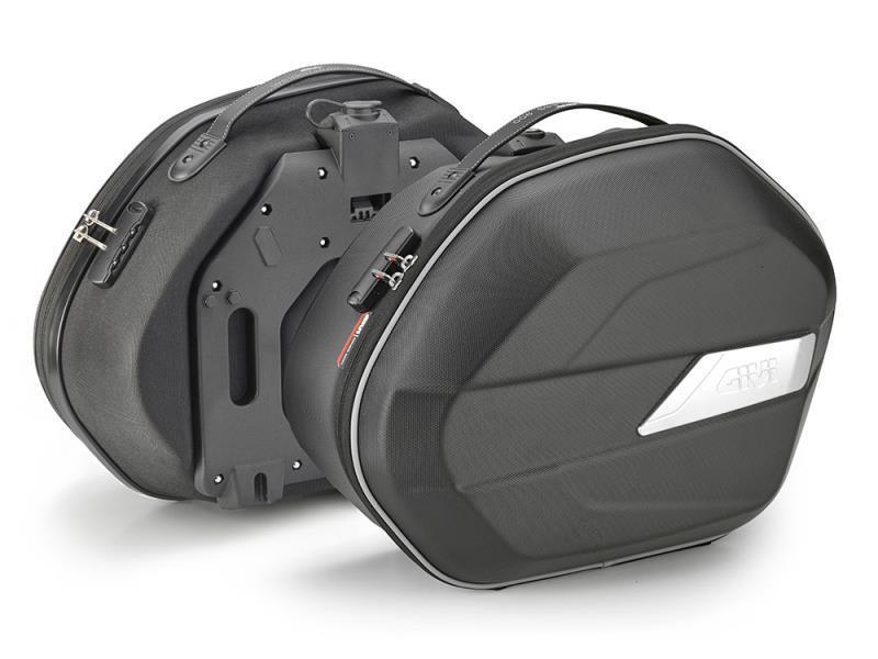 Givi WL900B coppia di borse laterali MONOKEY® semirigide 25 l. Nero - borse laterali 