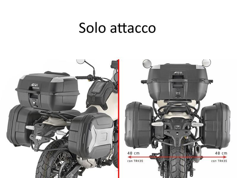 Givi PL9059 porta valigie Royal Enfield Himalayan 24 / 25 Nero - portapacchi e portavaligie