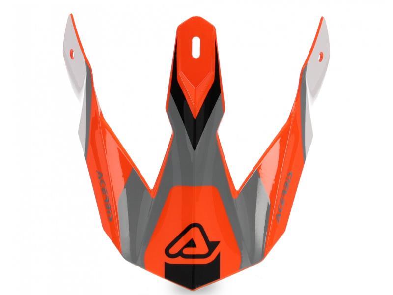 Acerbis Frontino casco cross Linear Arancio / Bianco (203) - ricambi