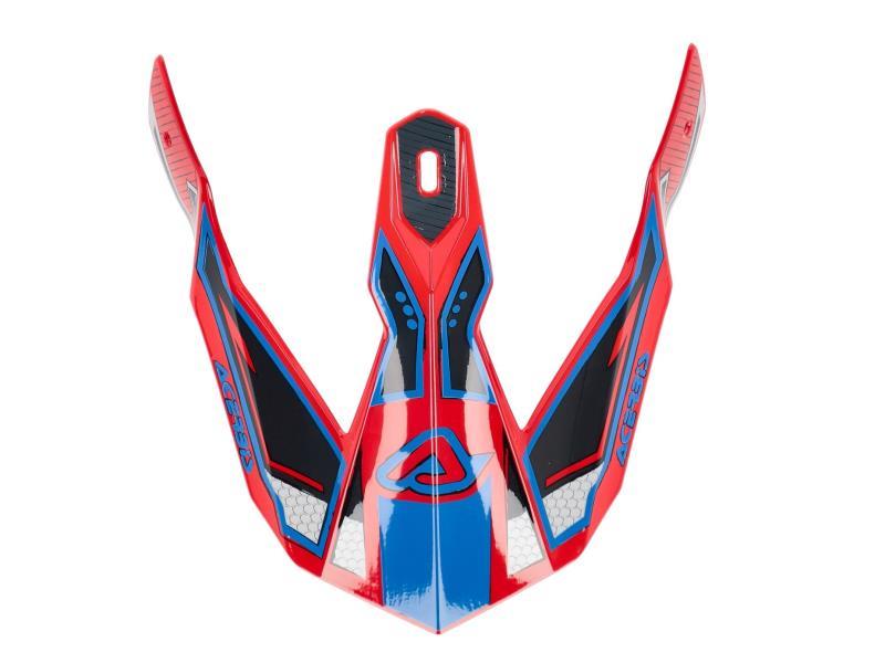 Acerbis Frontino casco cross Linear Rosso / Blu (344) - ricambi