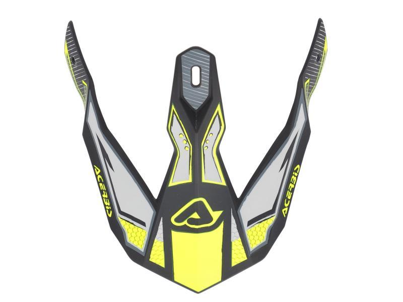 Acerbis Frontino casco cross Linear Nero / Giallo Fluo (457) - ricambi