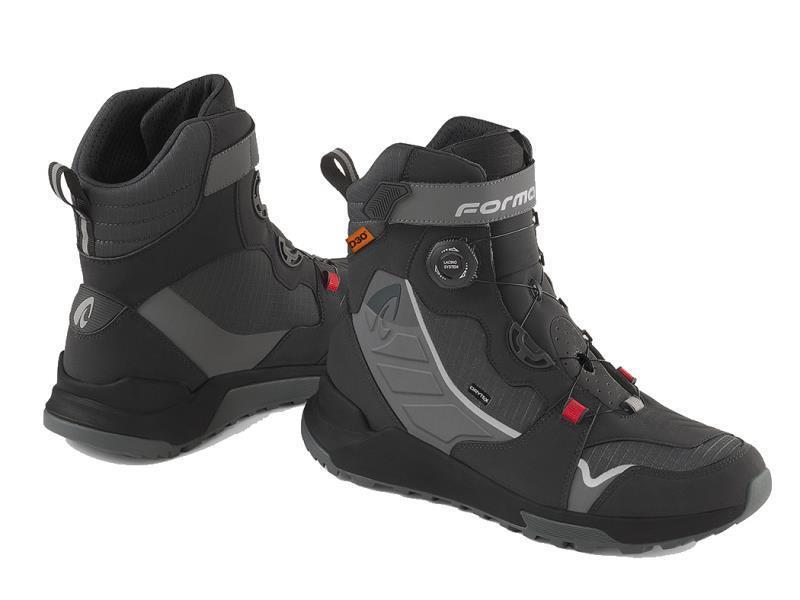 Forma ADV Kite dry scarpe moto alte impermeabili Nero / Antracite - scarpe impermeabili