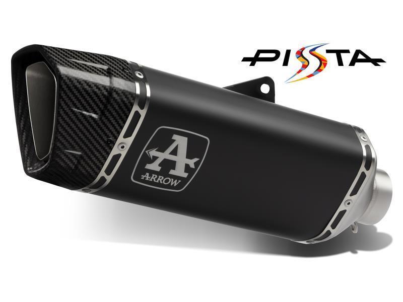 Arrow Terminale Aprilia RSV4 - Tuono V4 1100 21/25 Pista titanio "Dark" con racc in titanio - scarichi e terminali
