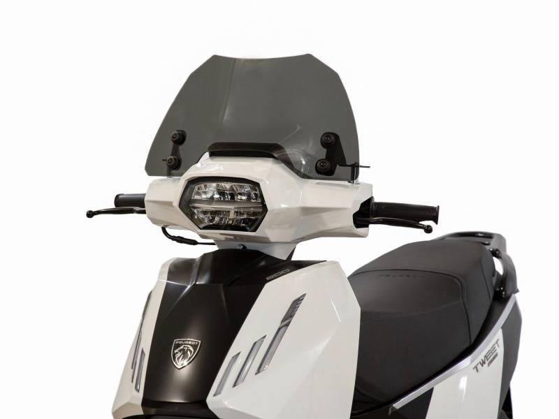 Isotta Cupolino Peugeot Tweet 50-125-200 23 / 24 Basso fumé scuro / con attacchi inclusi - cupolini e parabrezza