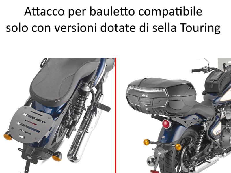 Givi SR9060 portapacchi Royal Enfield Super Meteor 650 23/25 Nero - portapacchi e portavaligie