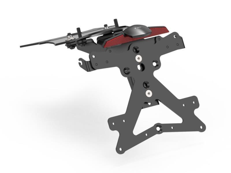 Rizoma PT720B porta targa Fox BMW R1300 GS 23/25 Nero / NO Radar - porta targa