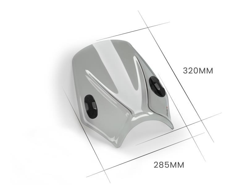 Puig Mito cupolino universale 320 x 285mm Fumè chiaro - cupolini e parabrezza