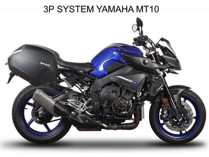 Shad portaval lat Yamaha MT10 3P System Nero - portapacchi e portavaligie