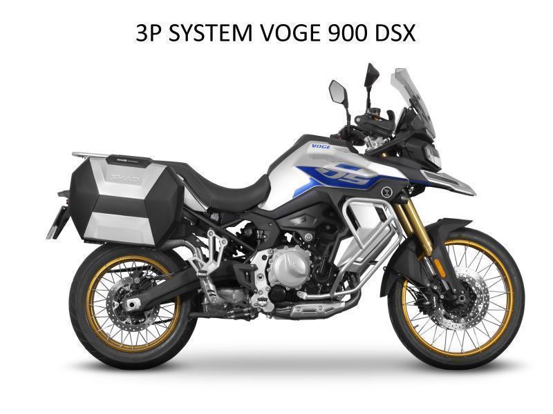 Shad Porta valigie Voge 900 DSX 24/25 3P system Nero - portapacchi e portavaligie