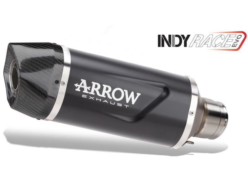 Arrow Terminale Kawasaki Z1100 / SE 25 / 26 Indy Race evo Alu DARK fond carb - scarichi e terminali