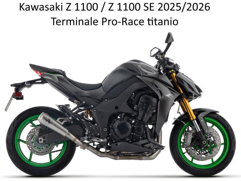 Arrow Terminale Kawasaki Z1100 / SE 25 / 26 Terminale Pro-Race titanio - scarichi e terminali