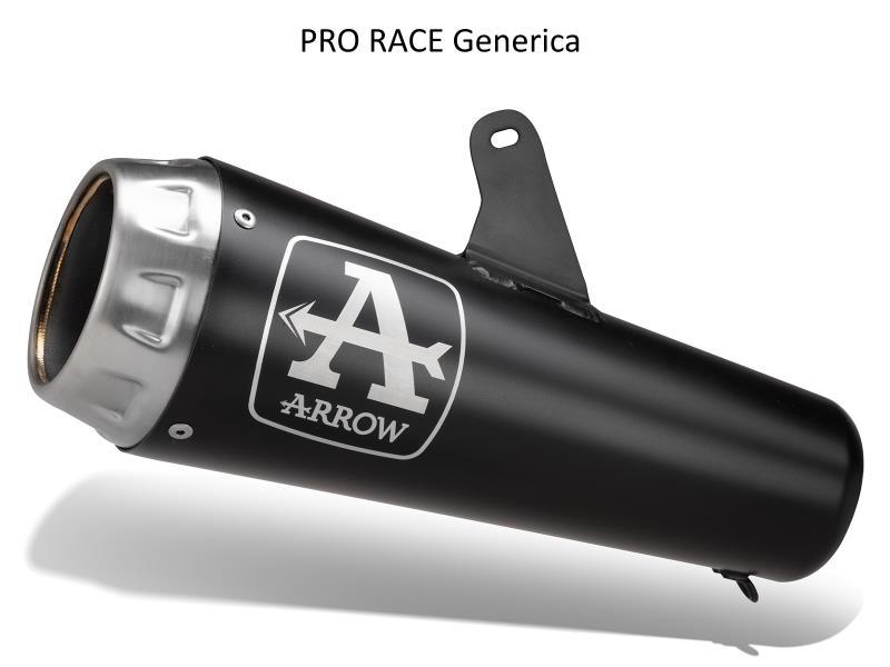 Arrow Terminale Kawasaki Z1100 / SE 25 / 26 Terminale Pro-Race nichrom DARK - scarichi e terminali