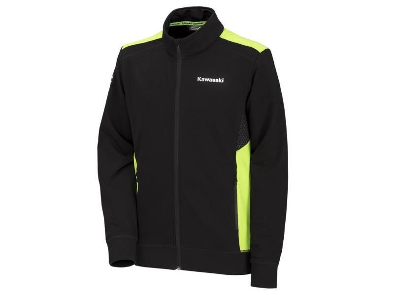Kawasaki Sports 2026 felpa full zip Nero / Verde - felpe