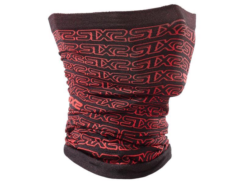 Sixs TBXV2 scaldacollo multiuso Logo Black / Red - scaldacollo e foulard