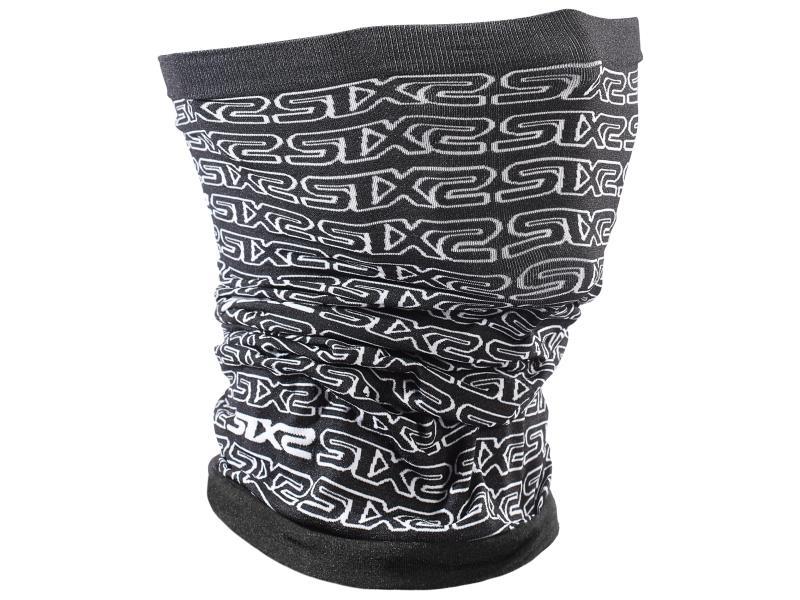 Sixs TBXV2 scaldacollo multiuso Logo Black / White - scaldacollo e foulard
