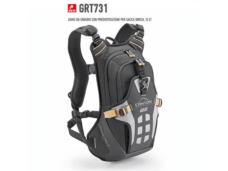 Givi GRT731 zaino enduro con predisposizione sacca idrica Nero - zaini borselli e custodie