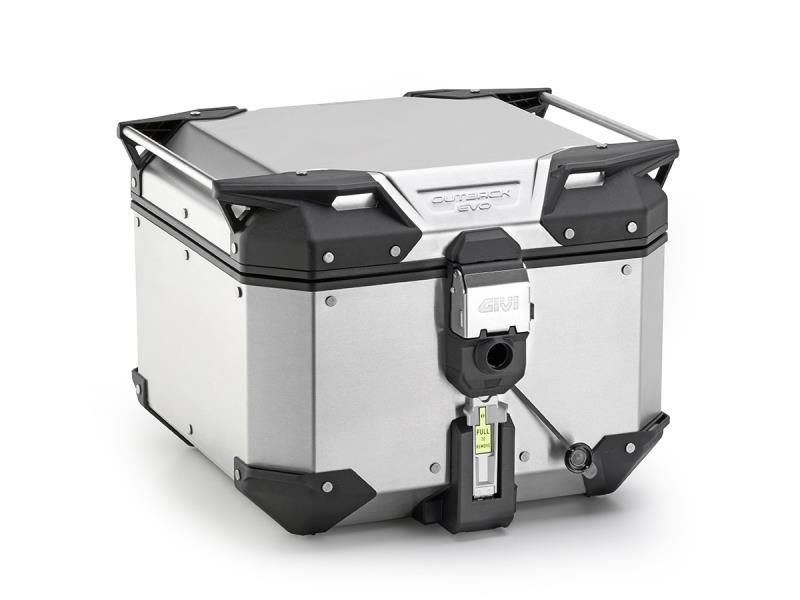 Givi OBKEV42 Bauletto Outback EVO Smart 42 Monokey senza nottolin Alluminio naturale - bauletti e valigie