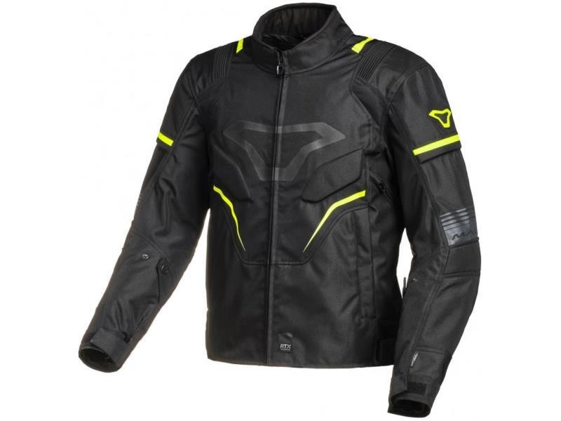 Macna Adept giacca moto Nero / Giallo - giacche impermeabili