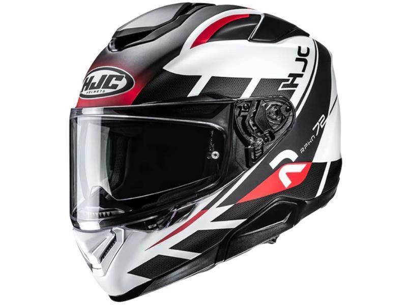 HJC RPHA72 casco moto ECE 22.06 Value MC1SF Bianco / Nero / Rosso - caschi integrali