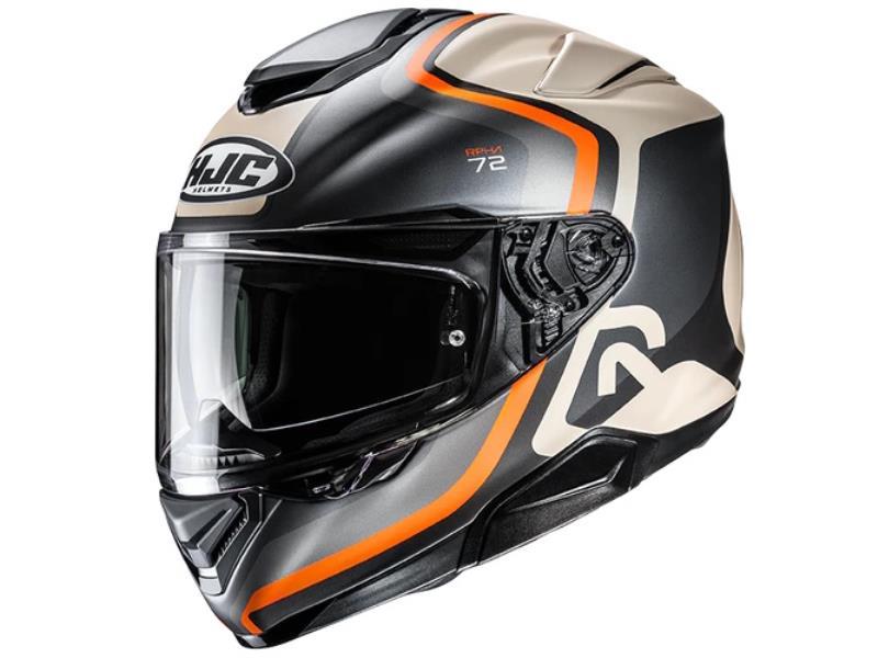 HJC RPHA72 casco moto ECE 22.06 Ernem MC7SF Grigio / Arancio / Sabbia - caschi integrali